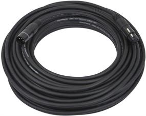 img 3 attached to 🔌 Monoprice AES/EBU Cable - 1.5m Black, 22AWG Twisted Conductors, Copper Braid & Aluminum Foil Shielding - 3-Pin DMX Connector