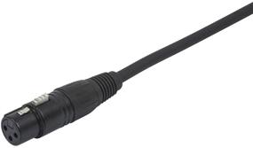 img 1 attached to 🔌 Monoprice AES/EBU Cable - 1.5m Black, 22AWG Twisted Conductors, Copper Braid & Aluminum Foil Shielding - 3-Pin DMX Connector