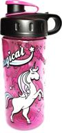 🦄 cool gear chug unicorn 16 ounce water bottle: enhancing your hydration experience! логотип