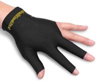 🎱 set of 10 scott edward billiard gloves with 3 open fingers - pool cue gloves in spandex lycra for men and women - left or right hand logo