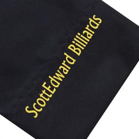 img 1 attached to 🎱 Set of 10 Scott Edward Billiard Gloves with 3 Open Fingers - Pool Cue Gloves in Spandex Lycra for Men and Women - Left or Right Hand