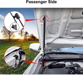 img 3 attached to Premium Quality Hood Lift Support Struts (2 Pieces) for Tacoma Hood Gas Shock Prop Springs - Compatible with Toyota Tacoma 2016-2021
