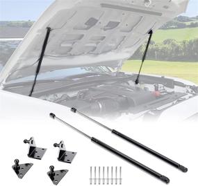 img 4 attached to Premium Quality Hood Lift Support Struts (2 Pieces) for Tacoma Hood Gas Shock Prop Springs - Compatible with Toyota Tacoma 2016-2021