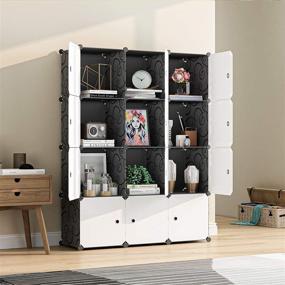 img 3 attached to 🏘️ Maximize Your Space with KOUSI Large Cube Storage -14"x18" Depth (12 Cubes) Organizer Shelves: Ideal for Clothes, Dresser, Closet, Books, Toys, and More!