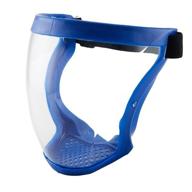 super protective face shield anti-fog full face high-definition protective all-inclusive face protection for adults (blue) logo