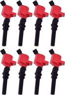 🔥 ena direct ignition coil pack: compatible with ford mercury f150 f250 e150 e350 lincoln navigator town car crown victoria expedition mustang grand marquis 4.6l 5.4l 6.8l v8 - dg508 fd503 replacement logo