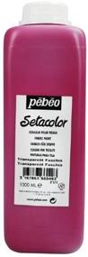 img 1 attached to 🎨 Pebeo Setacolor Light Fabrics Paint 1-Liter Bottle: Vibrant Fuchsia for Stunning Art Projects!
