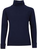 👕 mac henry boys' essential solid cotton turtleneck logo