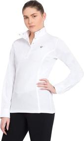 img 3 attached to 👚 TuffRider Women's Kirby Kwik Dry Long Sleeve Show Shirt: Performance meets Style