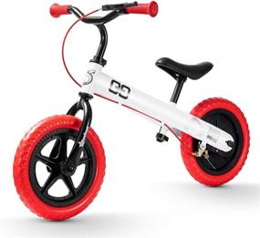 img 4 attached to 🚲 HAPTOO Balance Bike: Adjustable Seat & Handle for Toddlers, Ages 2-6 - Ideal Walking Bicycle for Boys & Girls