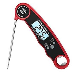 img 1 attached to Meat Thermometer Instant Digital Cooking