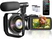 camcorder vlogging youtube microphone batteries camera & photo logo