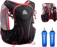 🏃 triwonder lightweight deluxe running race hydration vest backpack water pack for marathoners logo