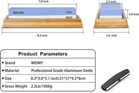 img 3 attached to 🔪 Освоите мастерство обращения с ножом с помощью профессионального точильного камня WEIMY Sharpening