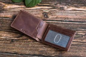 img 2 attached to 👔 Discover the Ultimate NKPT Premium Grain Leather Wallet for Stylish Men