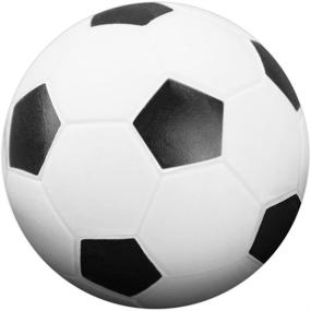 img 2 attached to ⚽️ Premium Quality 12 Pack of Textured Soccer Style Foosballs - Ideal for Standard Foosball Tables & Classic Tabletop Soccer Games by Brybelly