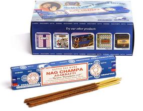 img 1 attached to 🌸 Premium Satya Sai Baba Nag Champa Agarbatti: Pack of 12 Incense Sticks Boxes, 15gms Each - Enhance Relaxation, Meditation, Positivity, and Peace with Fine Quality Incense Sticks