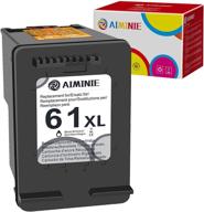 🖨️ aiminie remanufactured ink cartridge replacement for hp 61xl 61 xl - compatible with hp envy 4500 5530 4502 4501, deskjet 1000 1512 2549 2541 1056 1051 2545 3050 2542 3056a 3512, officejet 4630 4635 - high yield 1 black ink cartridge logo