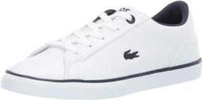 img 4 attached to 👟 Кроссовки Lacoste Unisex Lerond Medium Boys' Shoes: Стильная и универсальная обувь для мальчиков