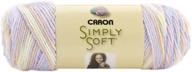 🧶 caron simply soft print yarn, baby brights - 4 oz/204 yds, single ball logo
