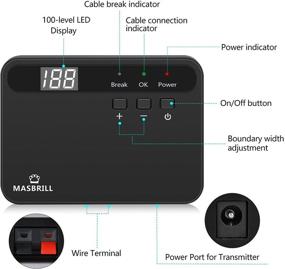 img 3 attached to 🐶 MASBRILL Electric Dog Fence: Ultimate Containment System for Dogs with Rechargeable Waterproof Collars