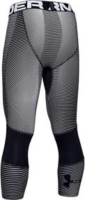 img 2 attached to 👖 Top-Quality Under Armour HeatGear Printed Leggings for Boys: Trendy and Comfortable Clothing