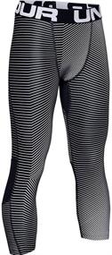 img 3 attached to 👖 Top-Quality Under Armour HeatGear Printed Leggings for Boys: Trendy and Comfortable Clothing