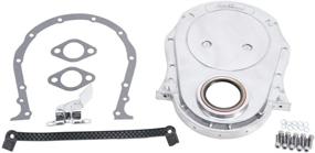 img 1 attached to 🚀 Enhance Performance with Edelbrock 4241 Aluminum Timing Cover