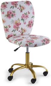 img 2 attached to 🌸 Watercolor Floral Urban Shop Desk Chair in Multi-Color