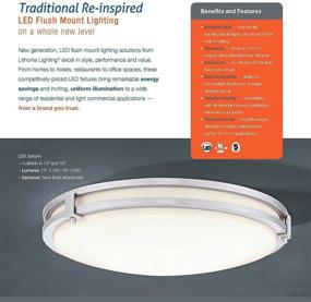 img 2 attached to Lithonia Lighting FMSATL 13 14830: Energy-Efficient Flush Mount LED Light for Enhanced Illumination