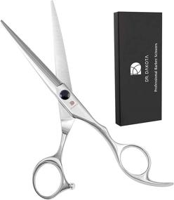 img 3 attached to 💇 Professional Hair Cutting Scissors - Straight Edge Hair Shears for Men & Women - Super Sharp, Durable Stainless Steel - Barber Salon & Home Use