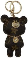 🧸 brown designer teddy keychain charm logo