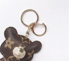 img 3 attached to 🧸 Brown Designer Teddy Keychain Charm