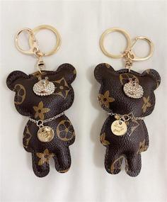 img 2 attached to 🧸 Brown Designer Teddy Keychain Charm