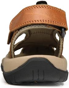 img 2 attached to 👟 Xuan Sandles Leather Athletic Fisherman: The Perfect Fusion of Style and Support for Active Feet