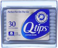 q tips swabs purse pack 30 logo