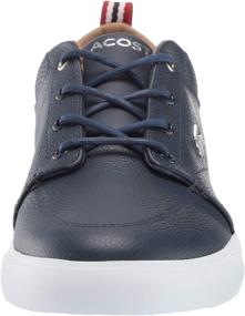 img 3 attached to Lacoste Bayliss Sneaker White Medium: Stylish, Comfortable Footwear for Every Occasion