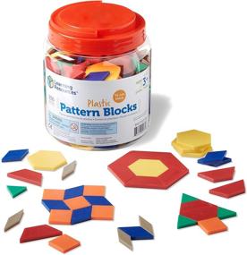 img 4 attached to Learning Resources Plastic Pattern Blocks