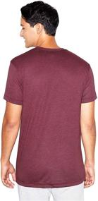 img 2 attached to 👕 Tri Cranberry Men's Clothing: American Apparel Crewneck T-Shirt - Fashionably Classic Comfort