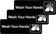 informative wash your hands sign: promoting hygiene & safety logo