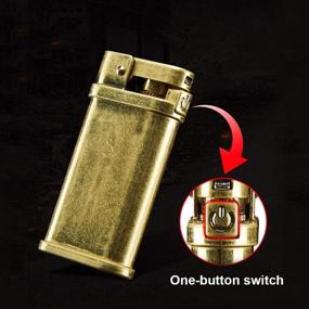 img 1 attached to 🔥 Laicengo Vintage Trench Lighter – Kerosene Copper Lighter, Brass Windproof Lighter for Men, Dad, Husband (Fuel Excluded)