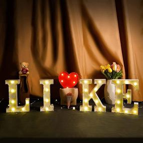 img 2 attached to Ulif LED Marquee Light Up Letters Sign Lighting & Ceiling Fans