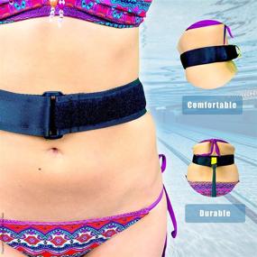 img 1 attached to 🏊 Enhance Your Swimming Performance: Reliable Outdoor Gear Swimming Belt - Perfect for Stationary Resistance Training in Endless Pools! Includes Drag Parachute and Elastic Tether for Adults, Kids, Pros, and Amateurs