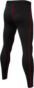 img 2 attached to 🏃 NATURET Compression Pants: Performance-Enhancing Running Tights with Reflective Highlights for Men and Women