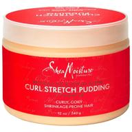 🌱 крем для укладки кудрей sheamoisture curl stretch pudding 12 унций - красное пальмовое масло, какао-масло и ши-масло для определенных и увлажненных кудрей логотип