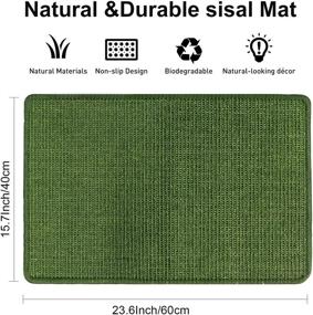 img 3 attached to Scratcher Durable Natural Horizontal Scratching