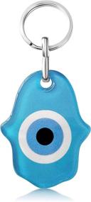 img 3 attached to Keychain Holder Colorful Protection Amulet Men's Accessories