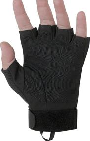 img 2 attached to 🧤 Seibertron Fingerless/Half Finger Sports Outdoor Tactical Gloves for Men and Women - XXS to XXL Sizes