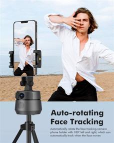 img 3 attached to 📹 Auto Face Tracking 1080P Webcam: Tripod, Mic, Privacy Cover - Vlog, Live Streaming, Video Conference - Grey