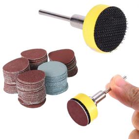 img 3 attached to 🔧 Saiper 100pcs 1" Sanding Discs Pad Sander Disk Kit with 1/8” Shank Abrasive Polish Pad Plate for Dremel Rotary Tool, Assorted Grit Paper (100/180/240/1500/3000)